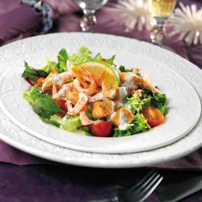 Limegravad lax med dilldressing