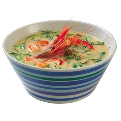 Snabba skaldjurssoppan