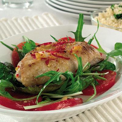 Kyckling med kryddolja