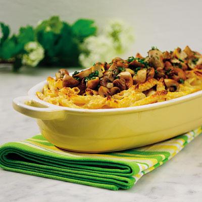 Vegetarisk Pastagratäng
