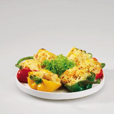 Fylld paprika med tonfisk och pasta