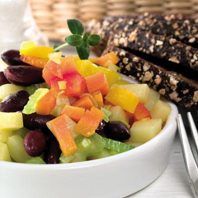 Pytt med röda bönor och selleri