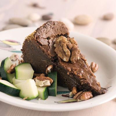 Squashkaka med choklad