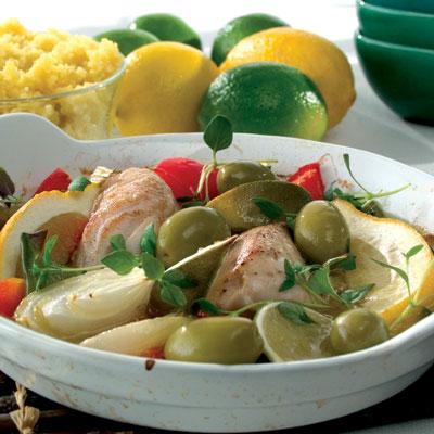 Lime och citronkyckling