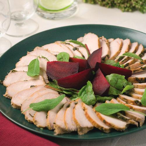 Salviastekt kotlettrad