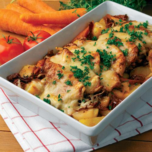 Gratinerad festgryta