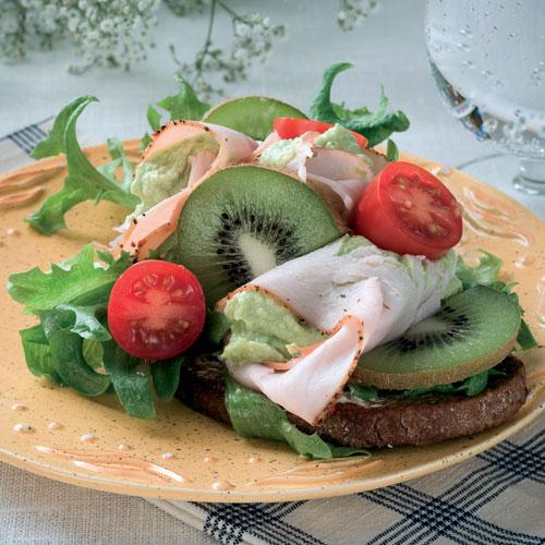 Kalkonmacka med avokadokräm