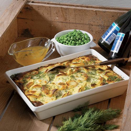 Klassiskt god laxpudding