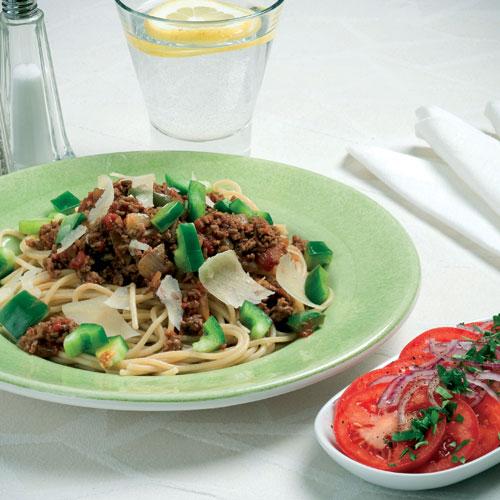 Köttfärsröra med grön paprika