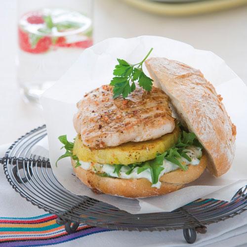 Marinerade kycklingburgare