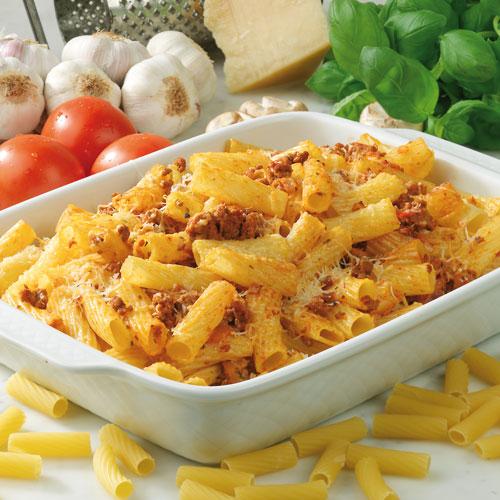 Tortiglioni gratinate