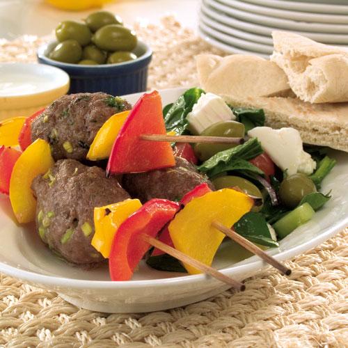 Färsspett med mynta och spiskummin