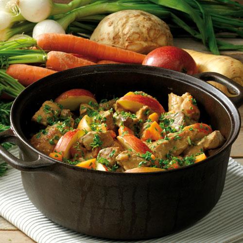 Höstgryta med äpple