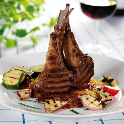 Lammkotletter med vitlök och rosmarin