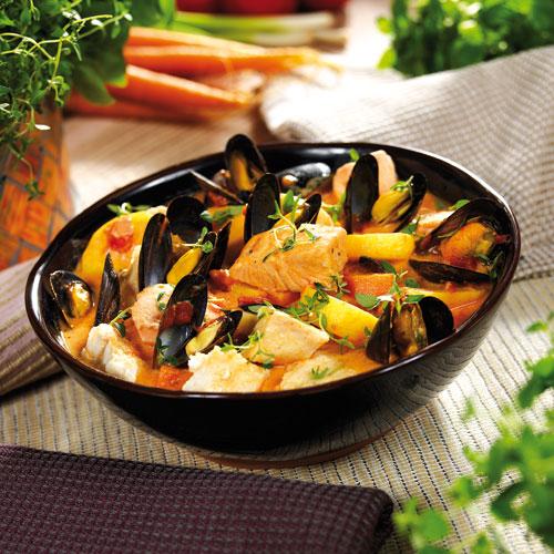 Fiskgryta med musslor