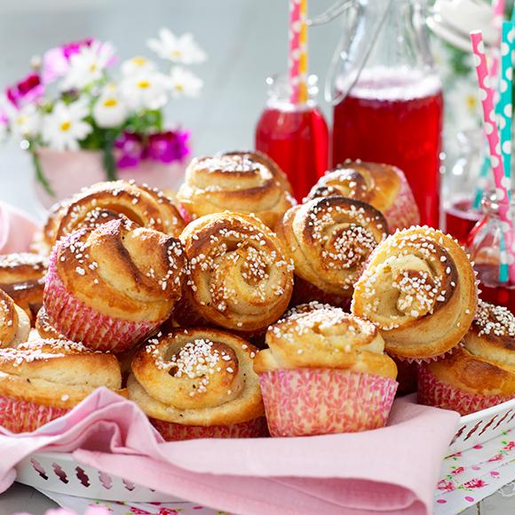 Smörbullar med vanilj