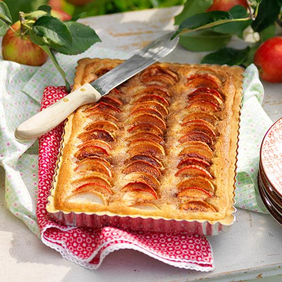 Äppel- och mandelrutor