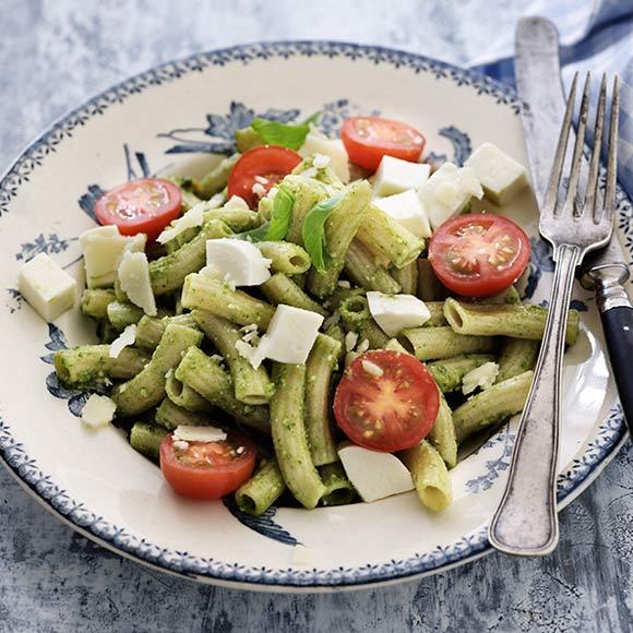 Pasta med pesto