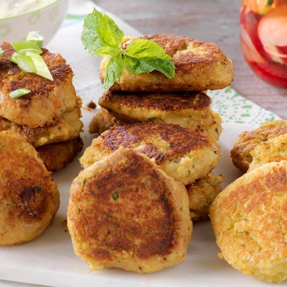 Kikärtsbiffar med indisk kryddning