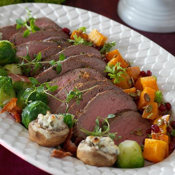 Butternut-squash med granatäpple