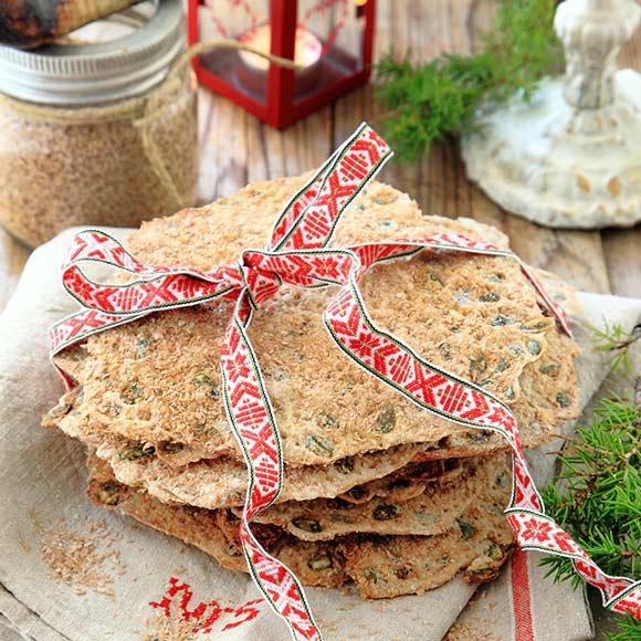 Porternäcke med pumpakärnor