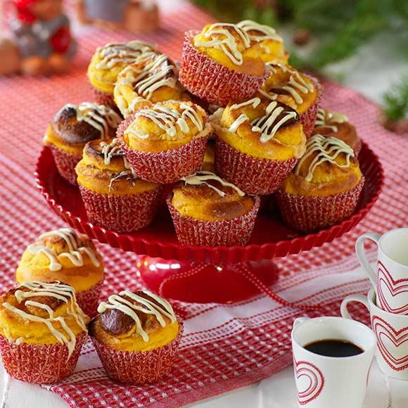 Lussebullar med vit choklad