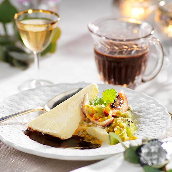 Passionsfruktsparfait