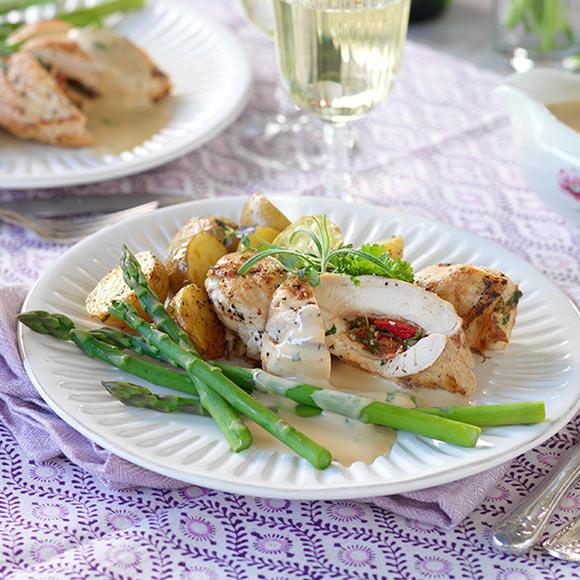 Örtfylld kycklingfilé