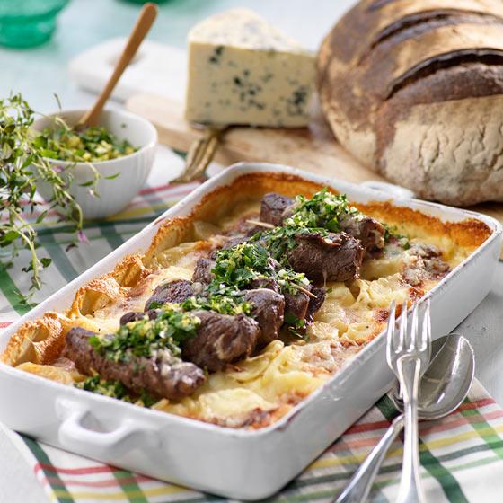 Gratäng med rulader