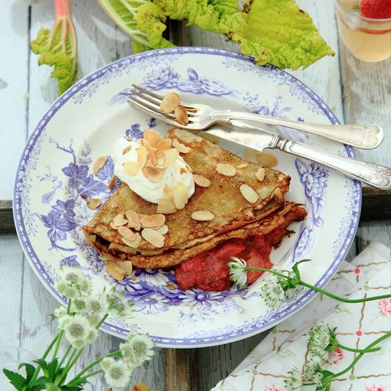 Rabarbercrêpes