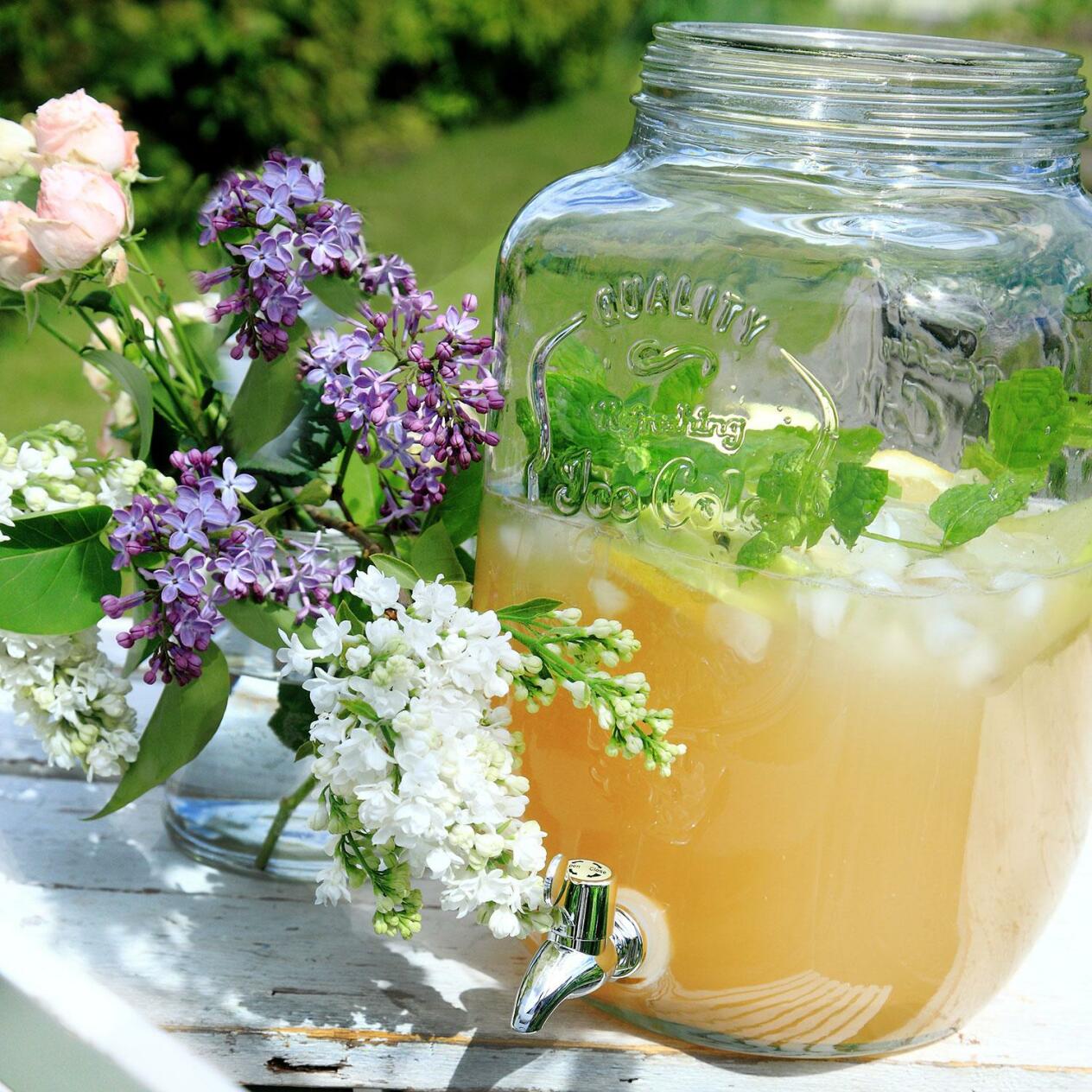 Äppellemonad med mynta