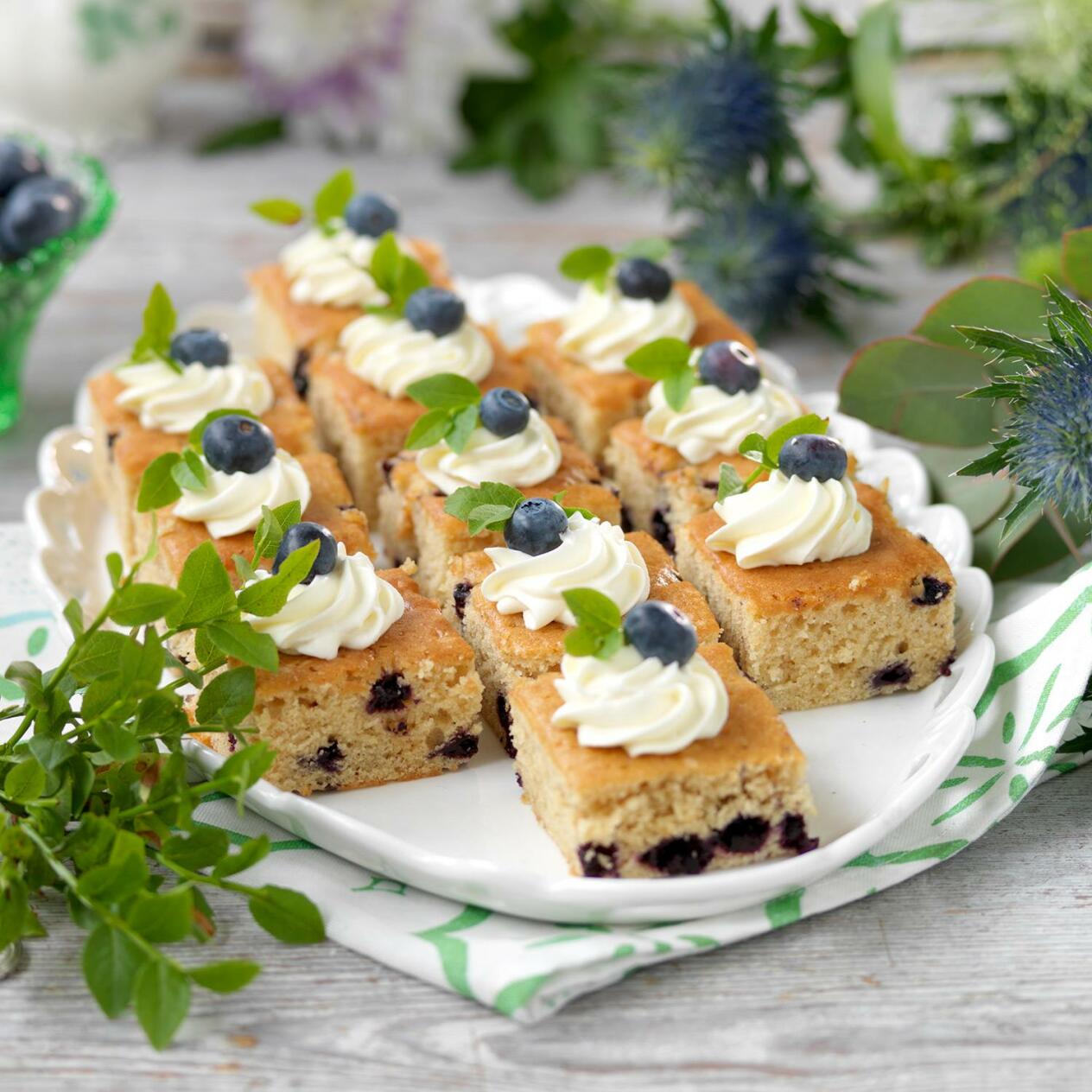 Blåbärskaka