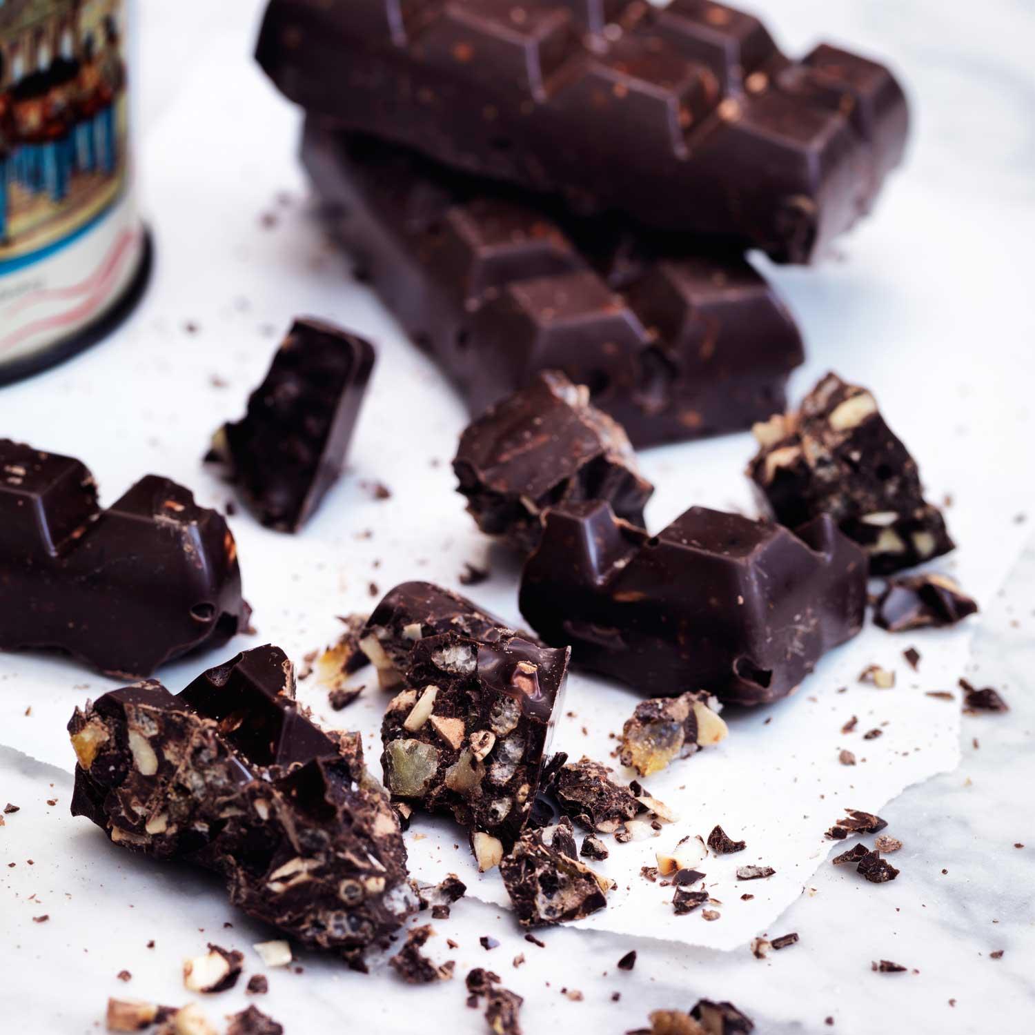 Chokladkakor med apelsinkrisp