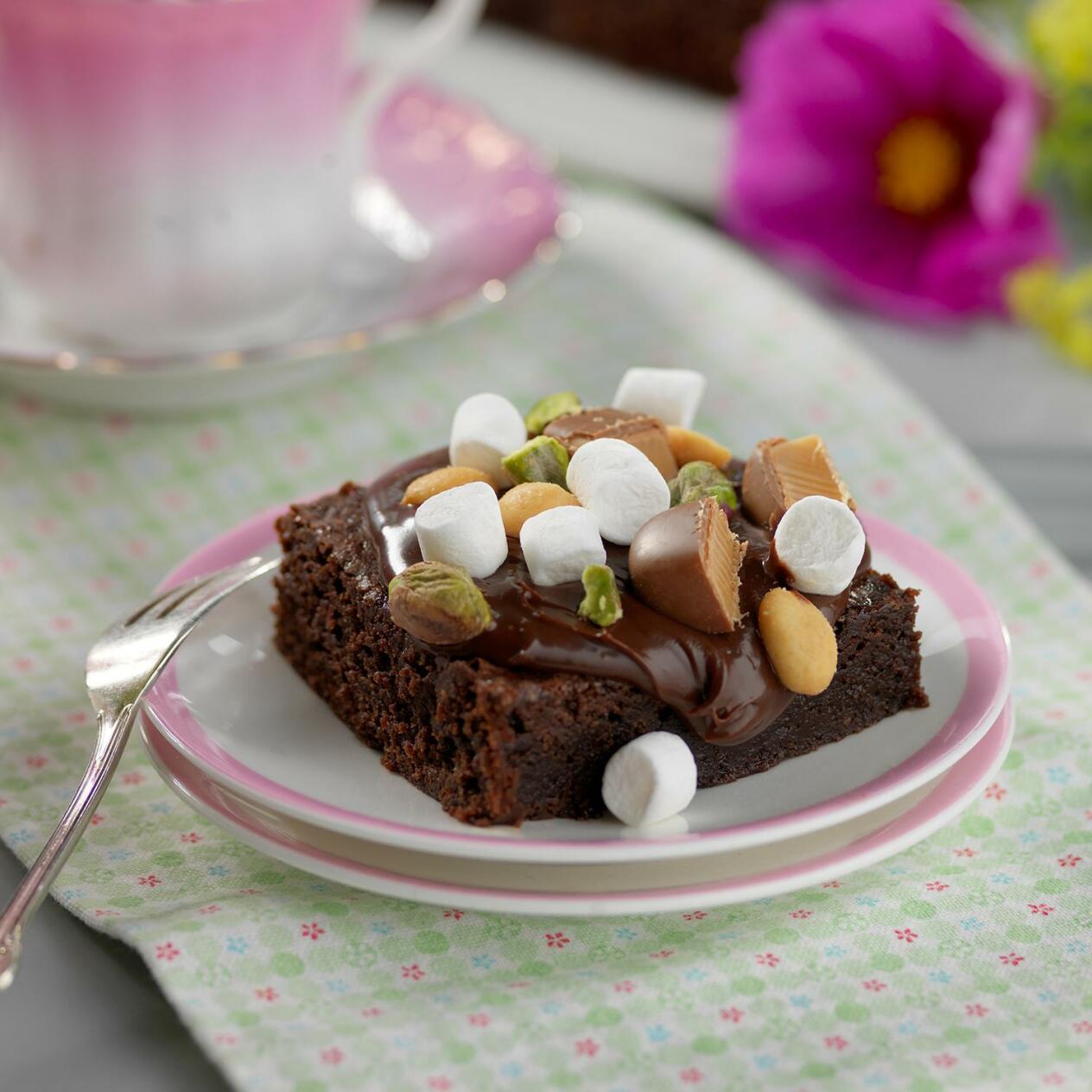 Rocky road-brownies