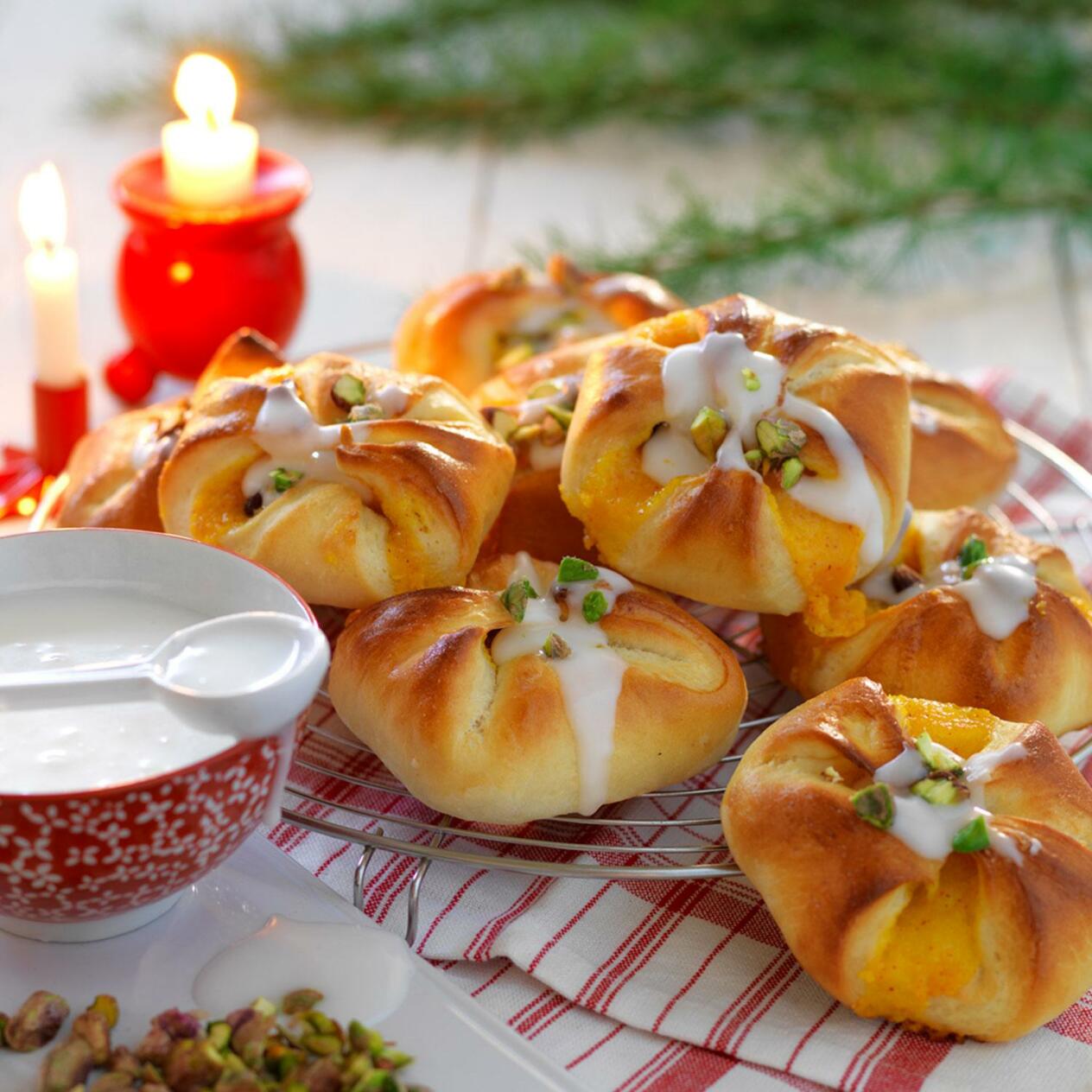 Bullar med saffransfyllning