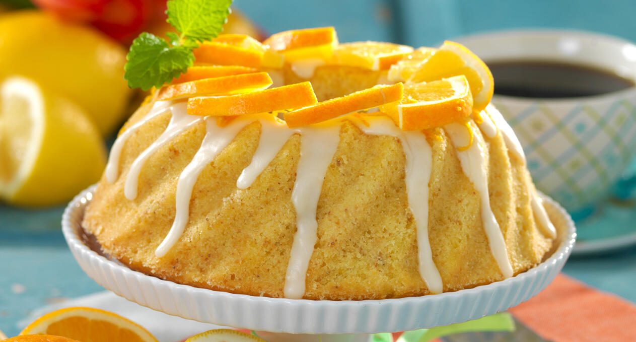 Apelsin- och mandelkaka