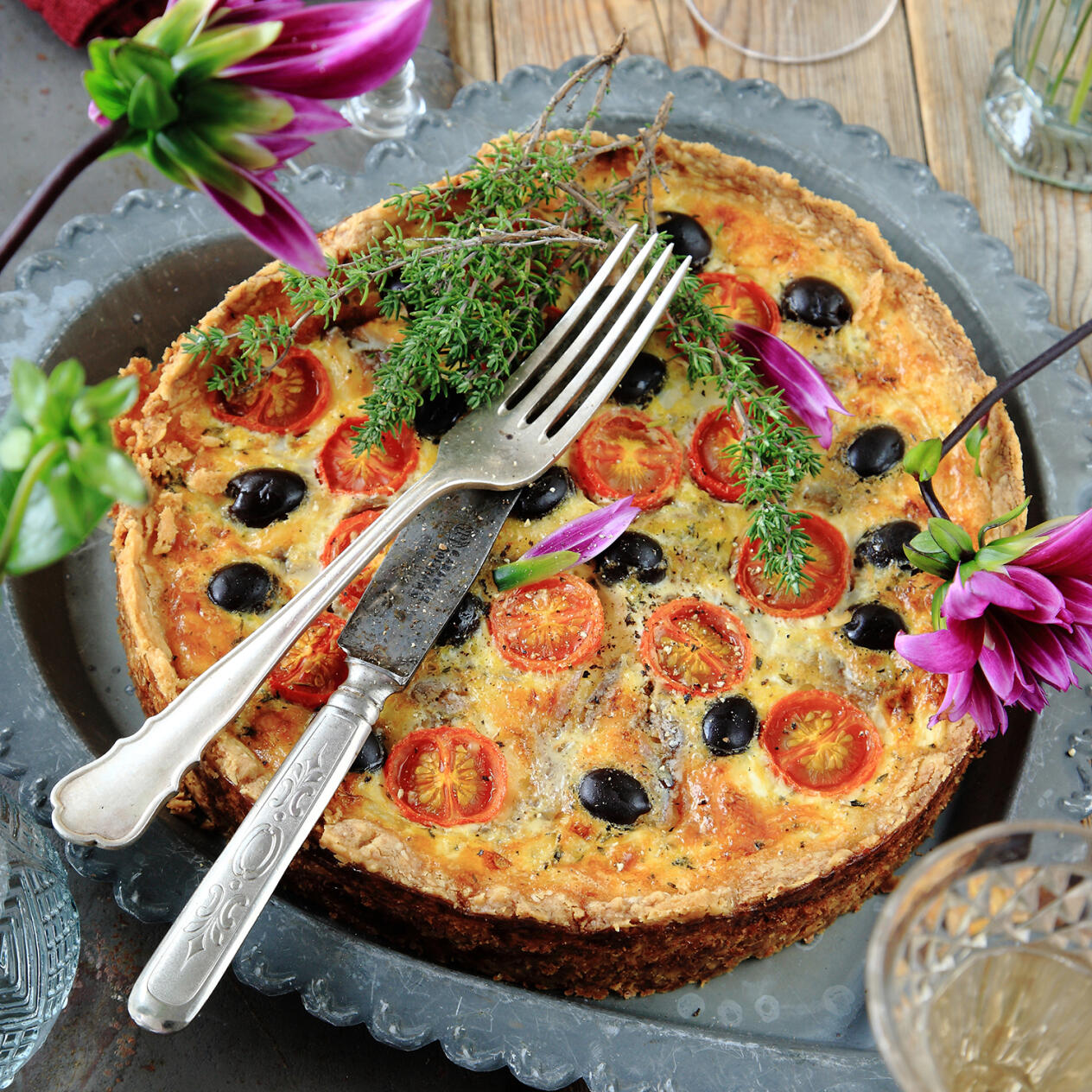 Sardellpaj från Provençe