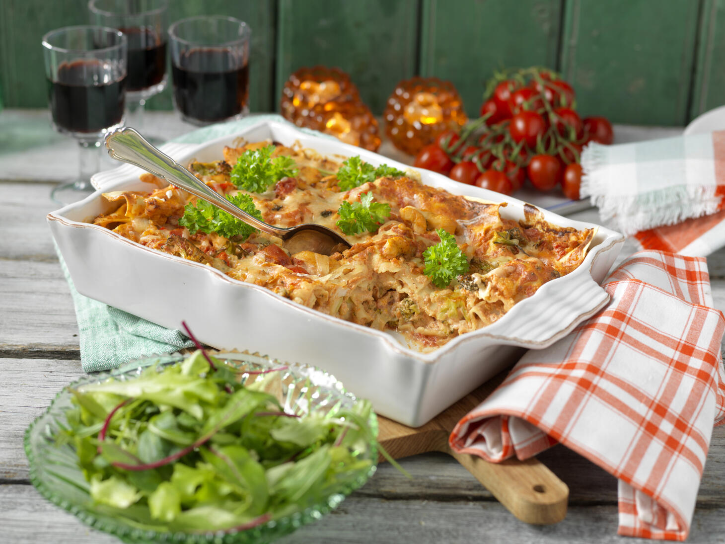 Tacolasagne med kyckling