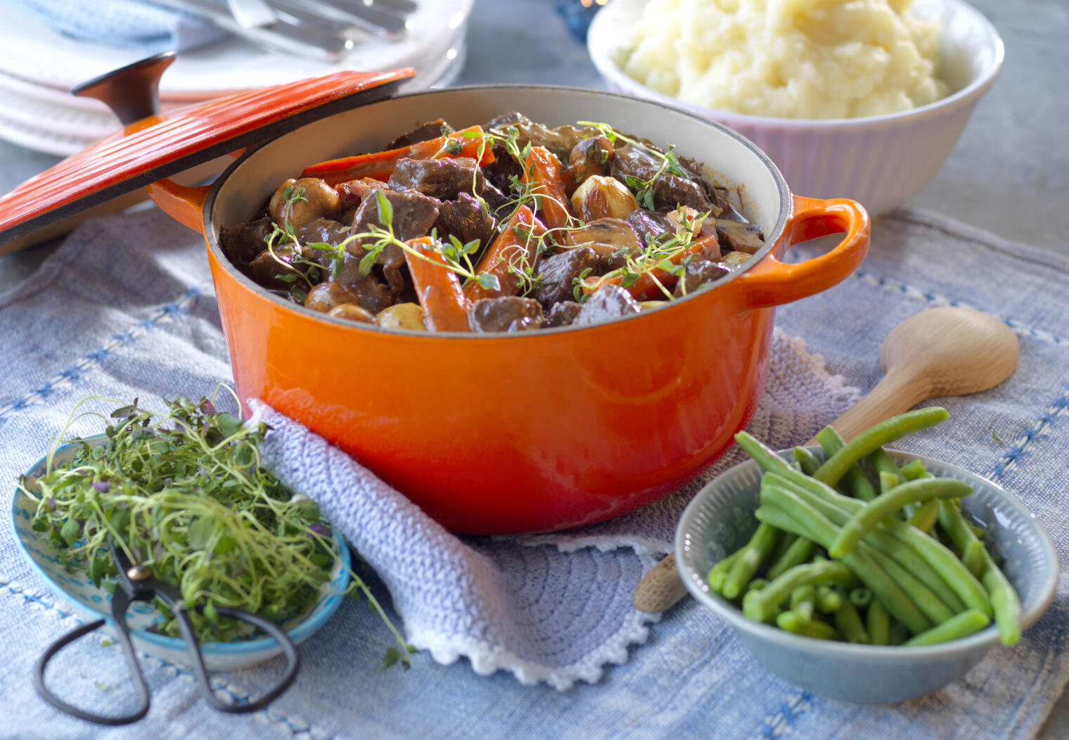 Burgundisk gryta med vin