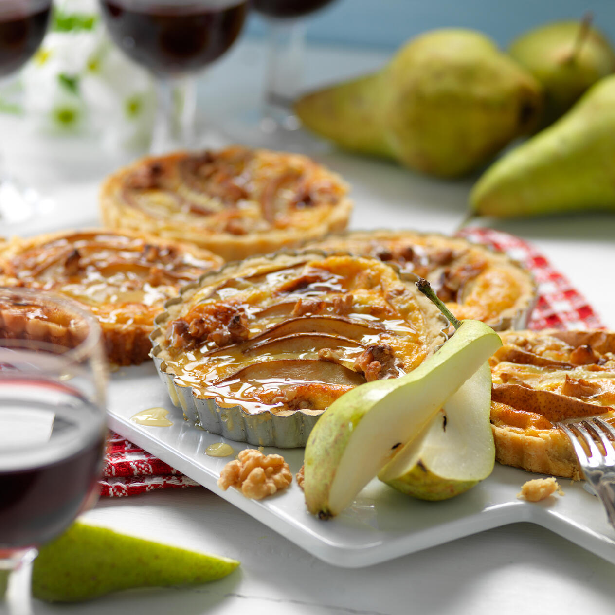 Päronpaj med cambozola