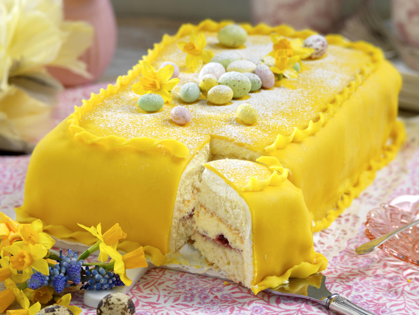 Påskigt fin prinsesstårta