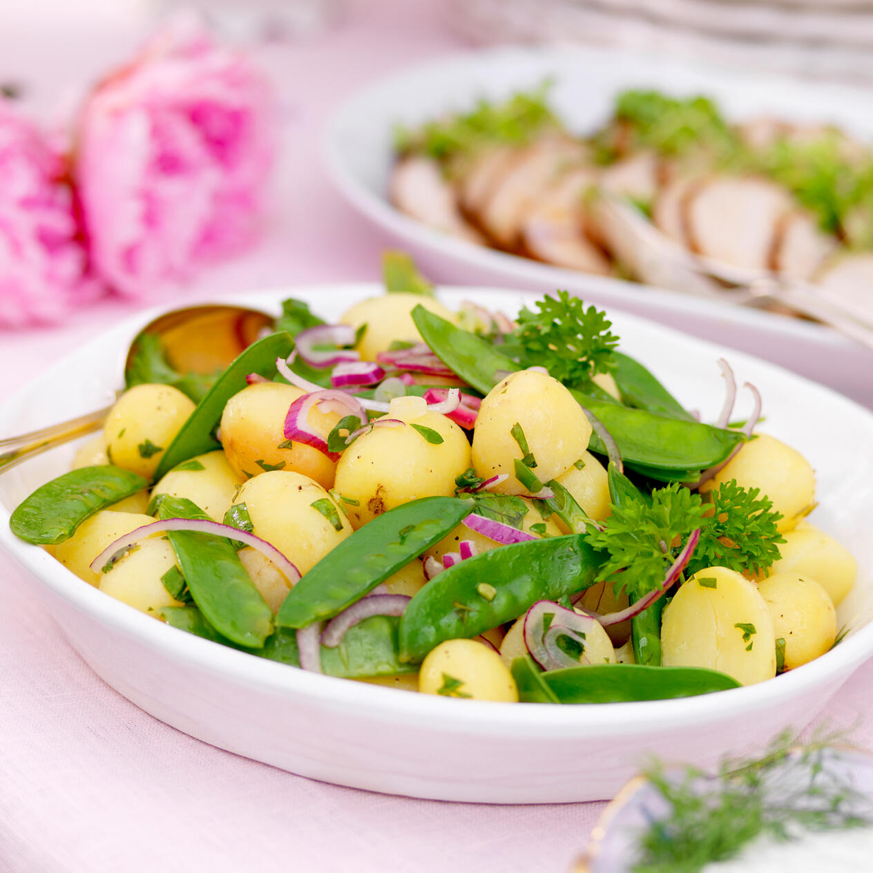 Krispig potatissallad