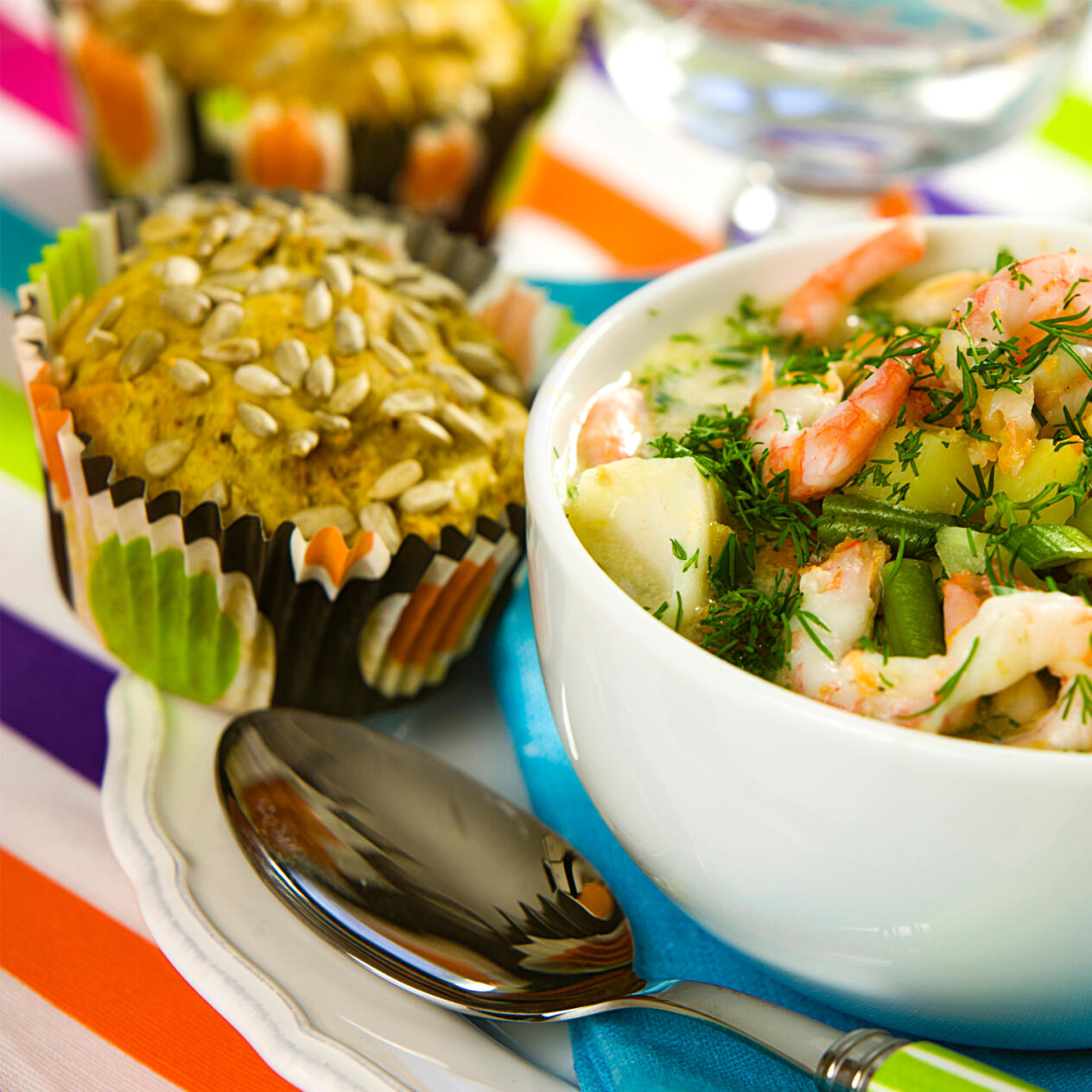 Ost- och morotsmuffins