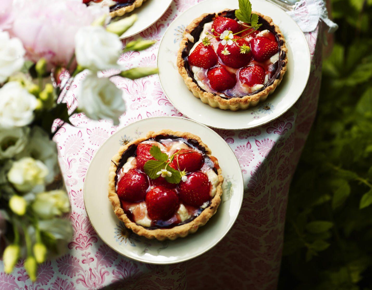 Små jordgubbs­tarteletter