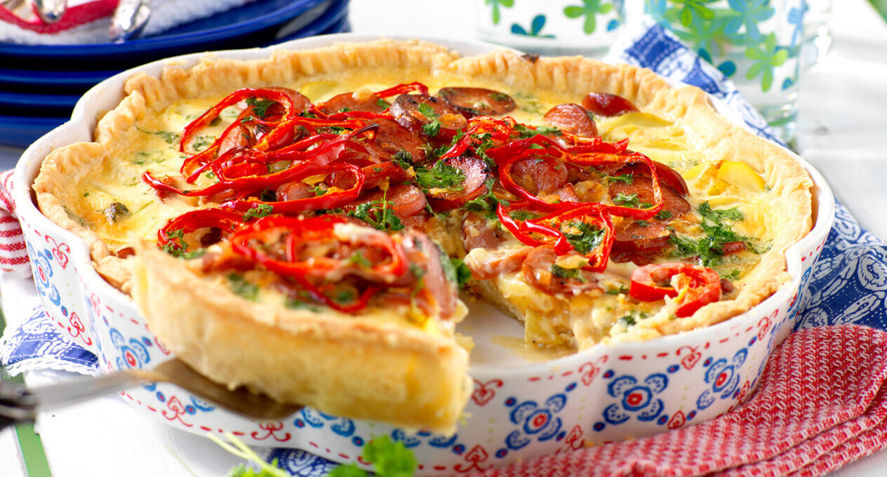 Chorizopaj med potatis