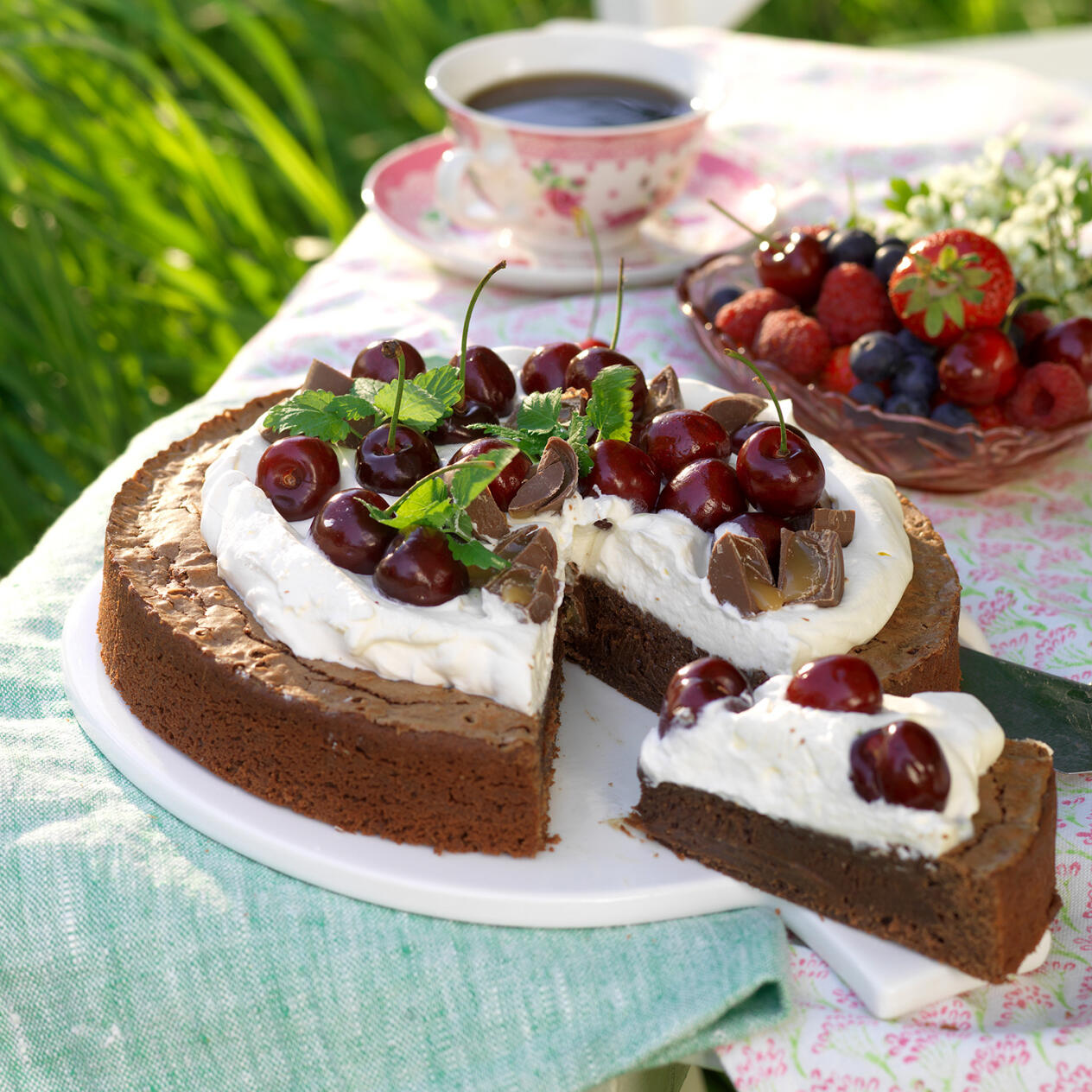 Chokladkladdkaka med center