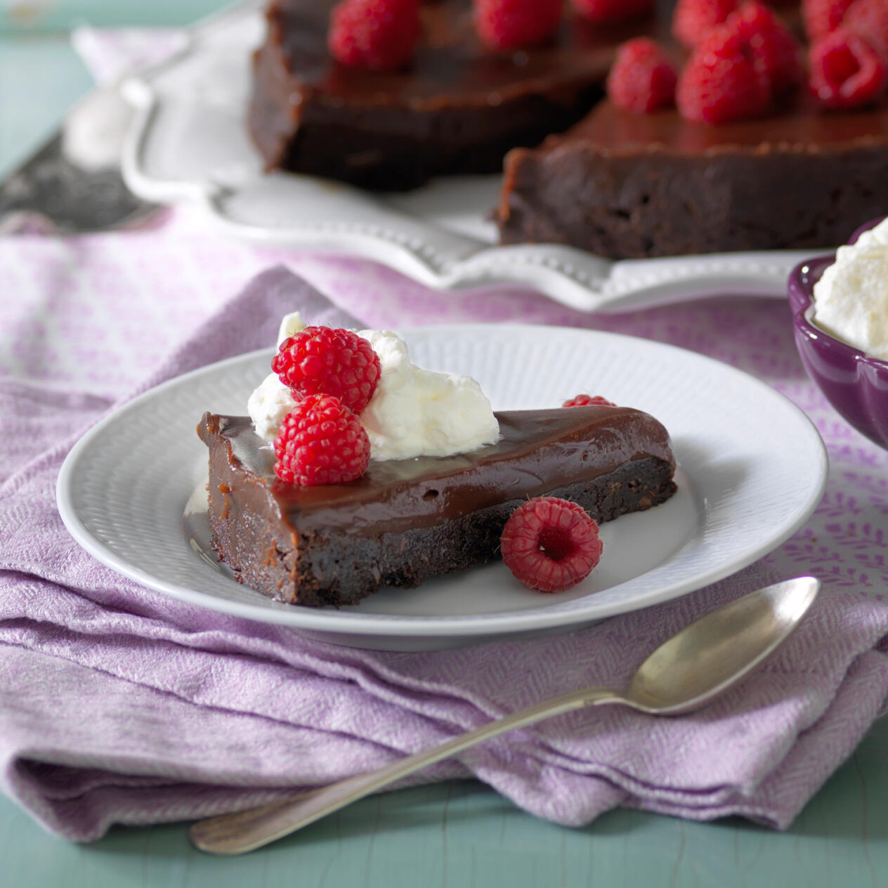 Lakritskladdkaka med fudge