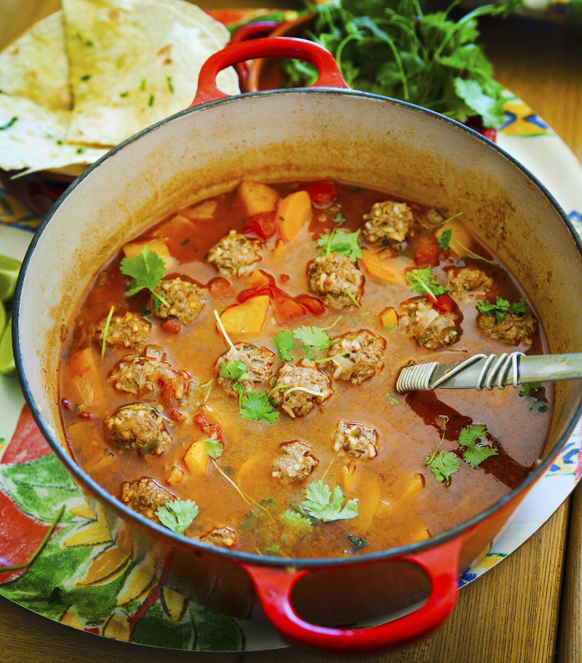 Mexikanska ­albondigas  i soppa