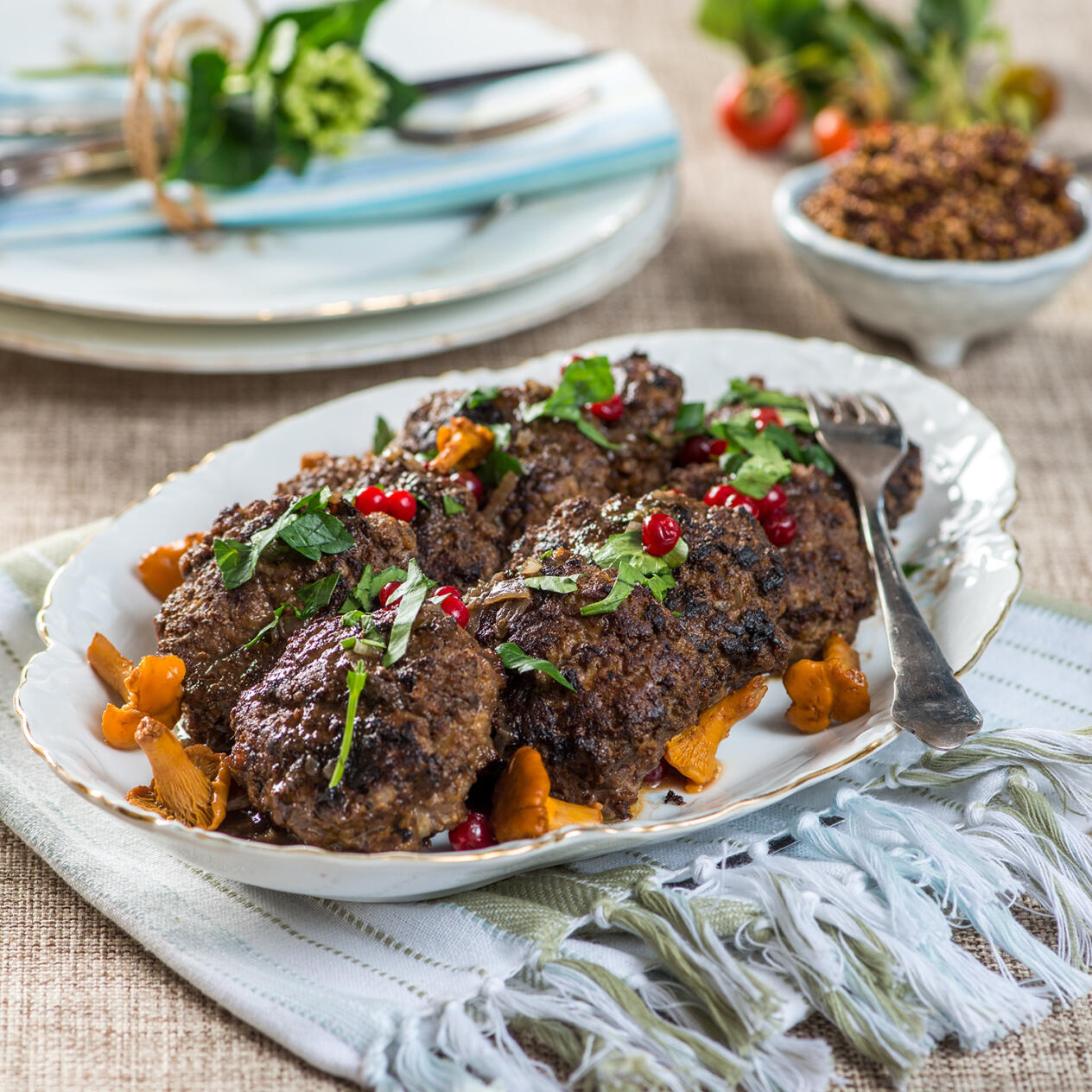 Hjortfärsbiffar – hela hösten i en rätt!