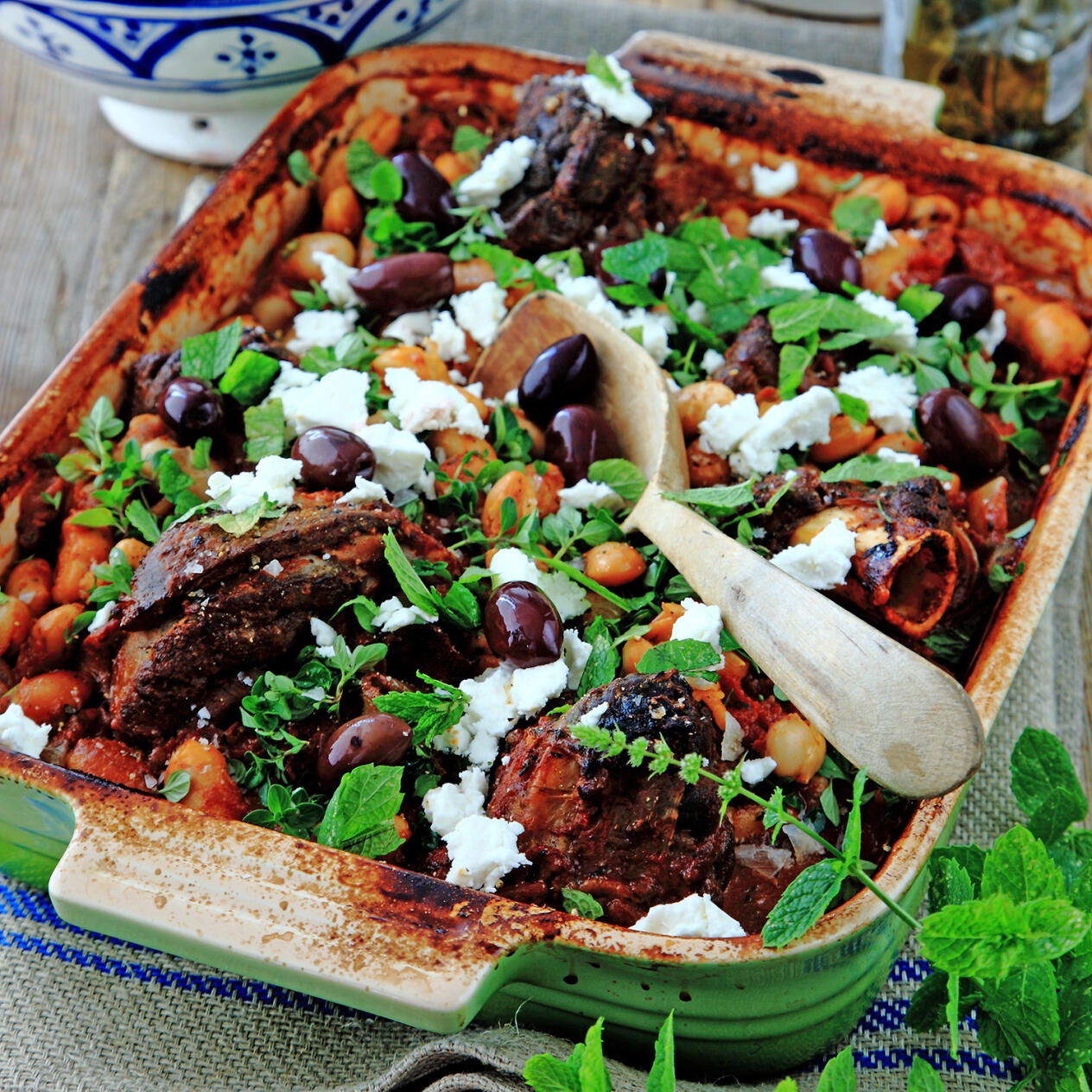 Långkokt lamm från Grekland